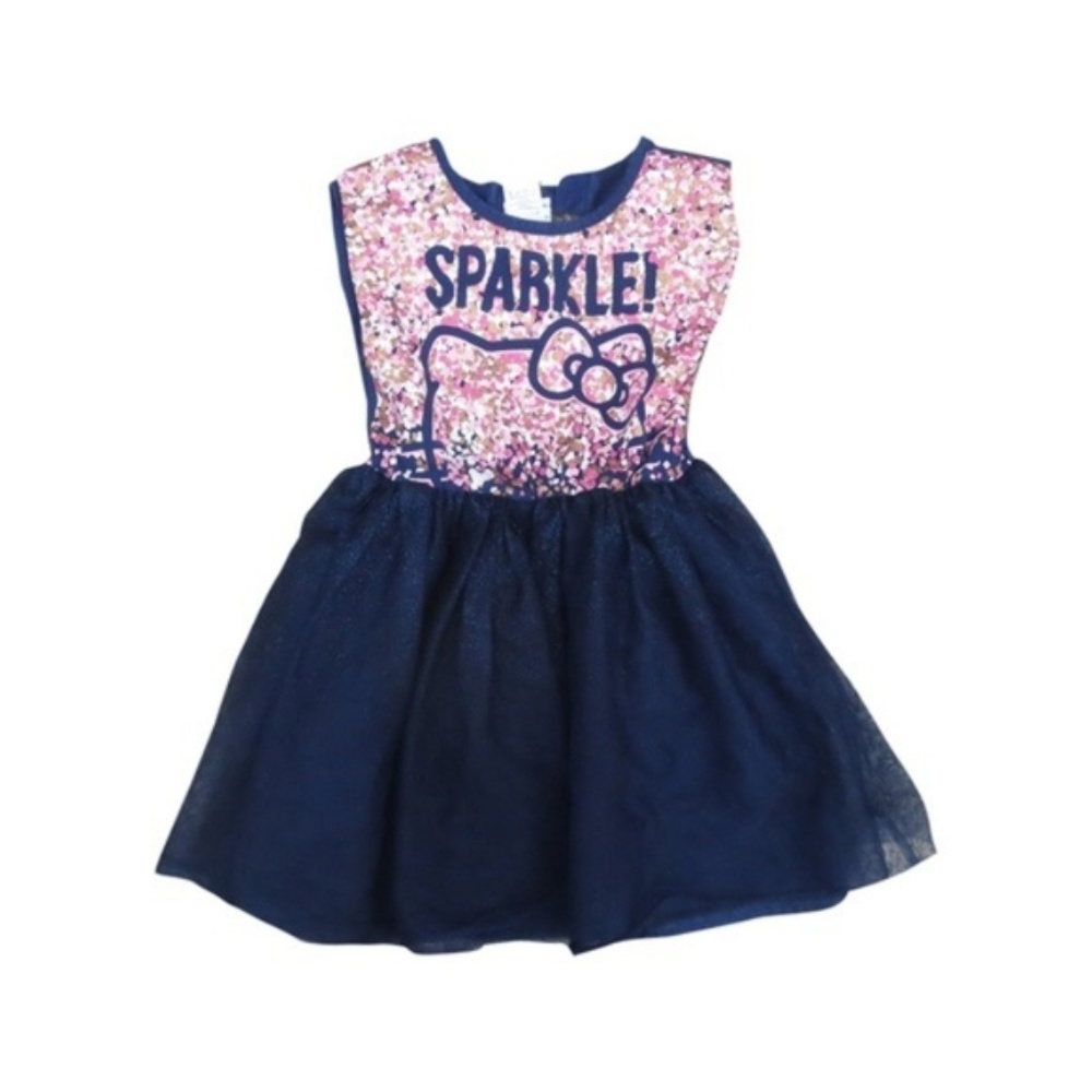 Girls Hello Kitty Girls Dress Sparkle